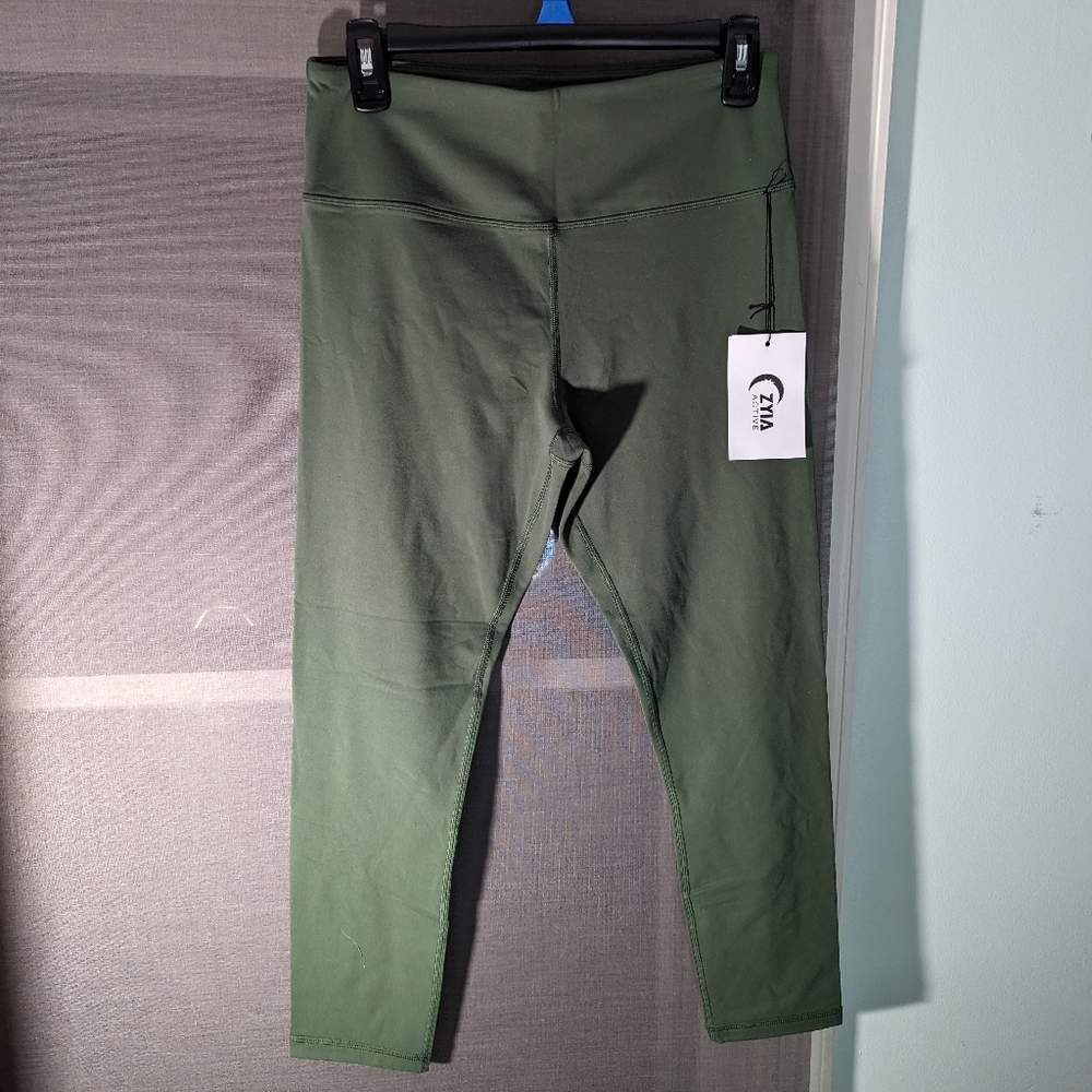 Zyia Active Olive Unity Hi-Rise Size 8-10